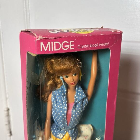 California Dream Barbie Doll Midge 1987 Red Hair 4442 Comic Book Vintage Mattel - Picture 13 of 16